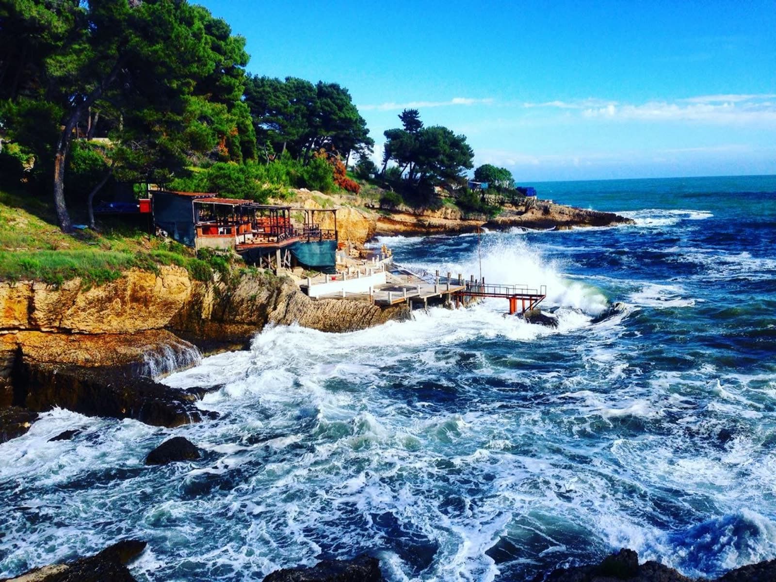 Rocky cove on the Montenegrin coast