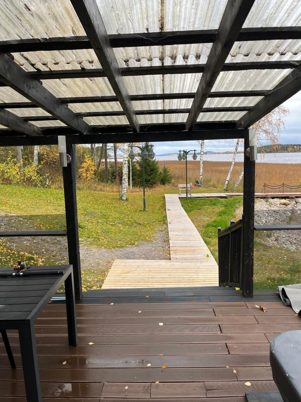 Sauna path to the dock on Lake Kallavesi