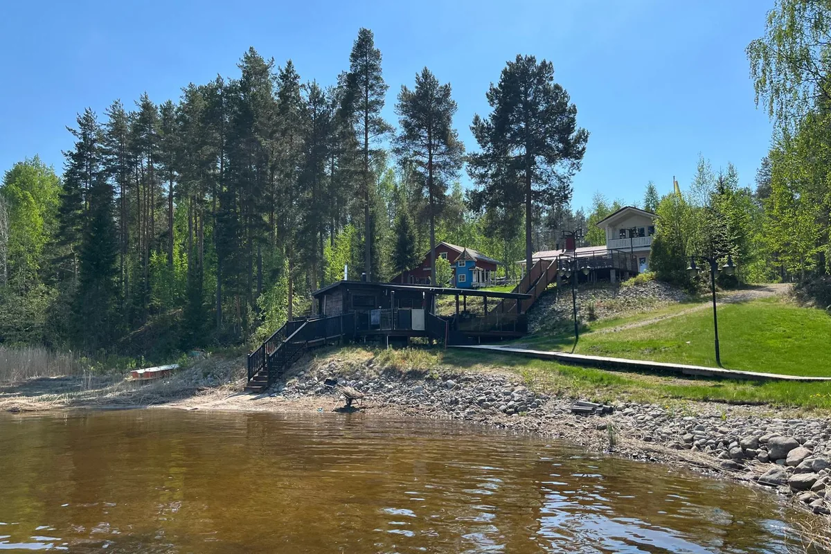 Villa Purnukka and its lakeside sauna on Kallavesi